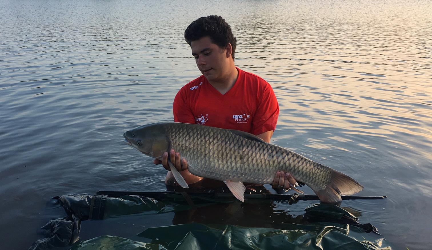 Primul meu concurs de pescuit. 